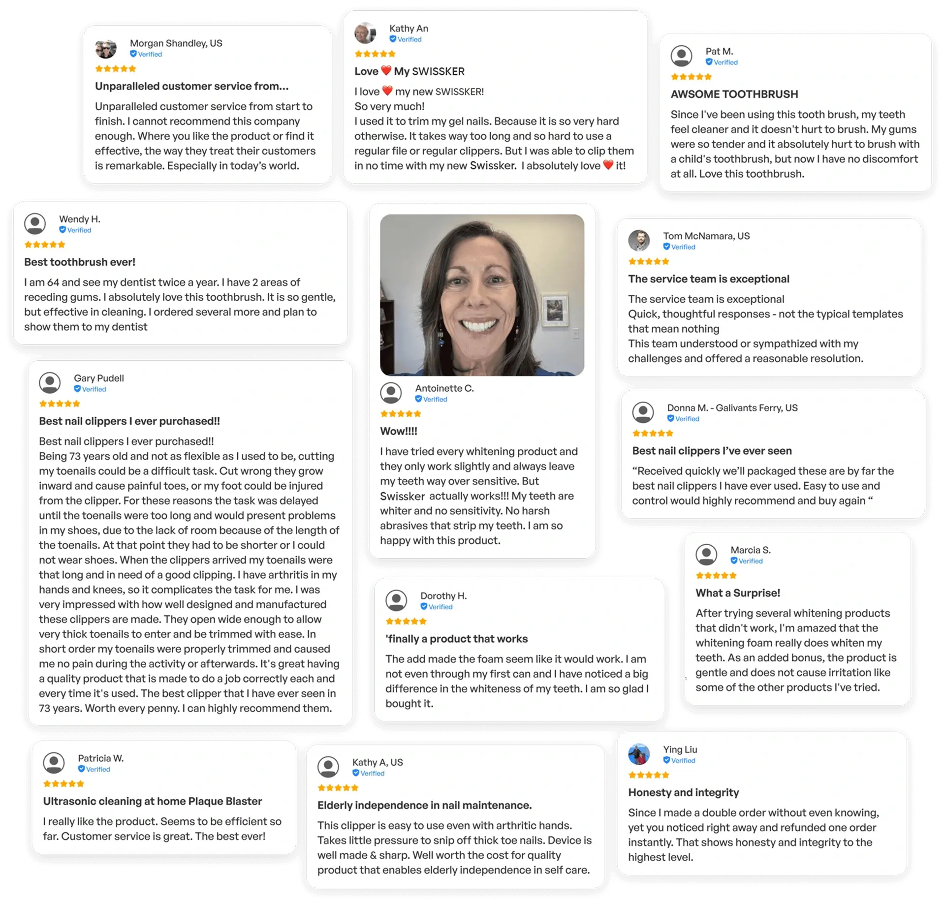 Brand reviews