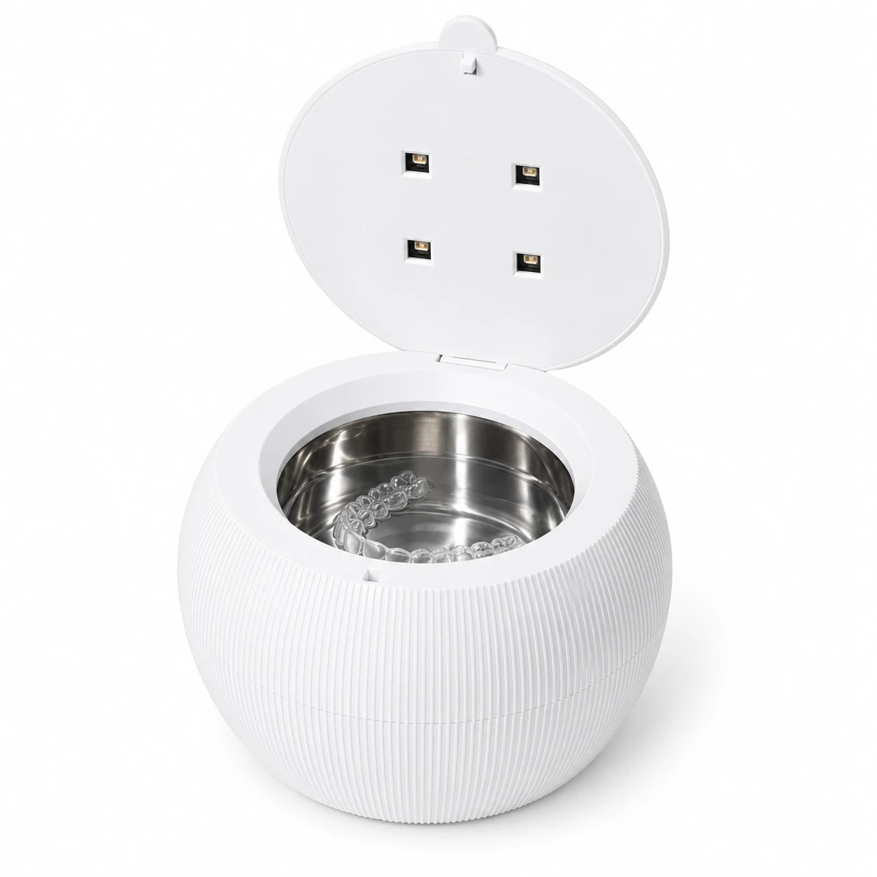 Open ShinePod in a white studio